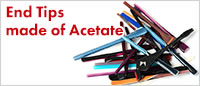 image:End Tips made of Acetate 
